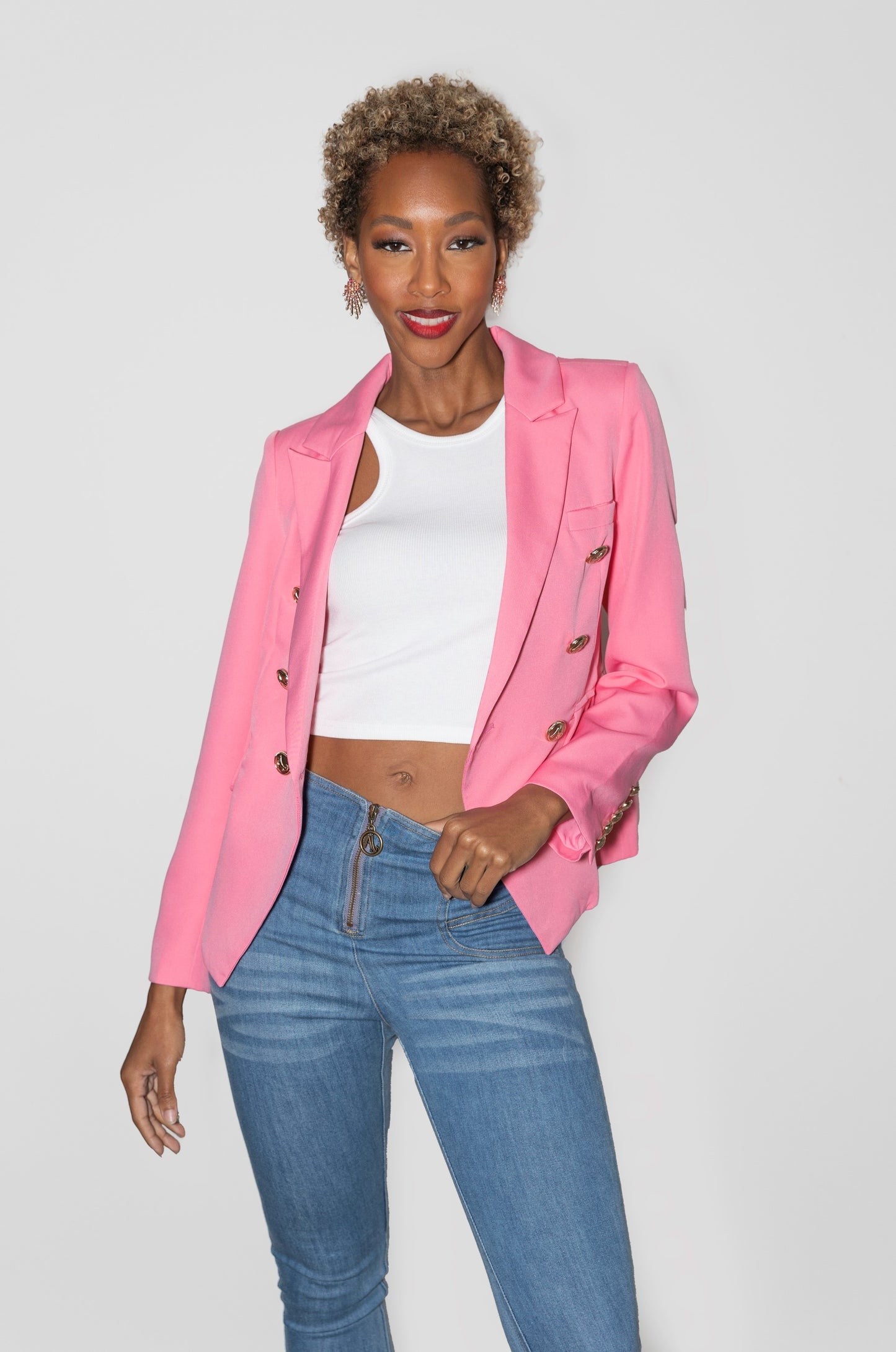 JACKET -The Audrey Double- Breasted  Blazer